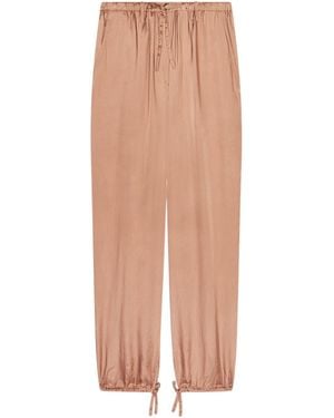 Dries Van Noten Pleat Detailed Drawstring Pants - Multicolor