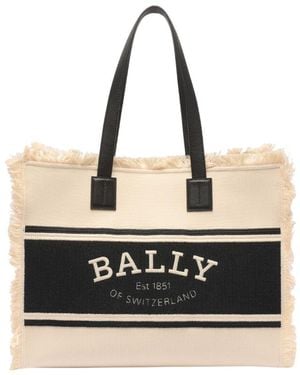 Bally Logo Tote Bag - Black