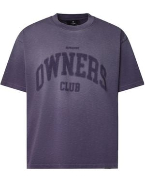 Represent Owners Club Logo T-Shirt - Blue