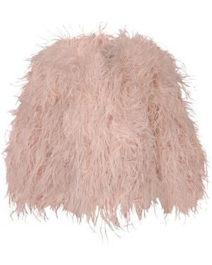 Yves Salomon Long-Sleeve Jacket - Natural