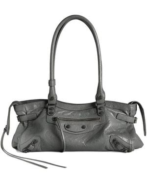 Balenciaga Le City East-West Shoulder Bag - Black