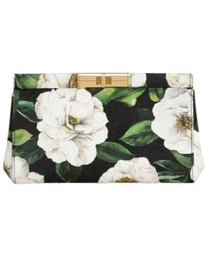 Dolce & Gabbana Gardenia Clutch Bag - Green