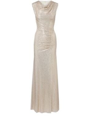 Roland Mouret Embellished Gathered Gown - White