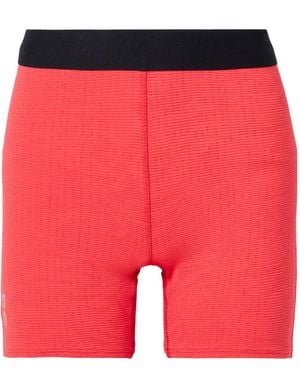 On Shoes Stretch-Jersey Shorts - Red