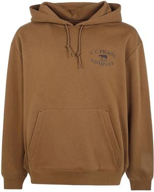 Filson 'Stencil Graphic' Hoodie - Brown