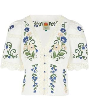 FARM Rio Short-Sleeved Shirt - White