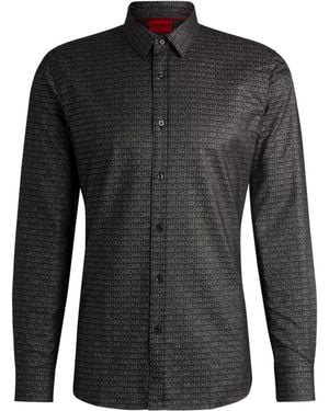 BOSS Long-Sleeved Shirt - Black