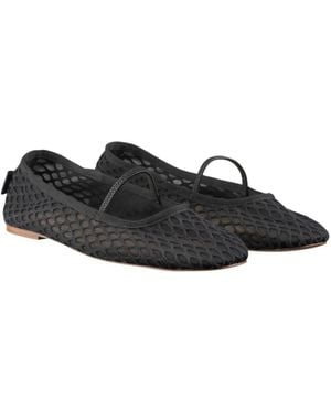A.P.C. Swan Round Toe Ballerinas - Black