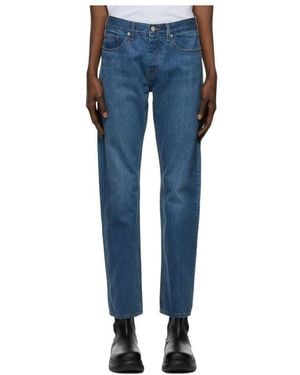 Helmut Lang Logo Jeans - Blue