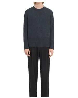 MM6 by Maison Margiela Wool Crew-Neck Sweater - Black