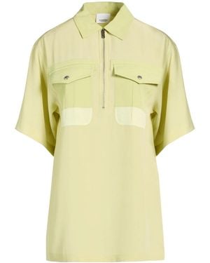 Burberry Two-Tone Short Sleeve Shirt - Yellow