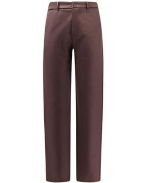 Loro Piana Straight Leg Trousers - Brown