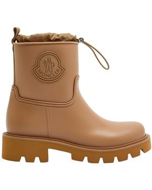 Moncler Rubber Wellington Boots - Brown