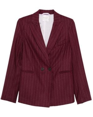 forte_forte Long-Sleeved Suit Jacket - Red