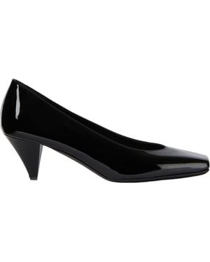 Givenchy Sliced Square Court Shoes - Black
