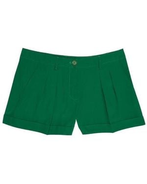 Moschino Logo Detail Shorts - Green