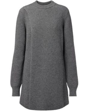 Jil Sander Ribbed-Knit Wool Jumper - Grey