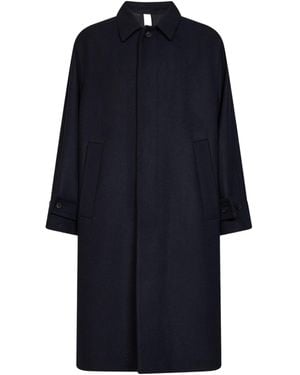 Hevò Baia Del Monaco Single-Breasted Coat - Blue