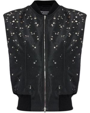 Jil Sander Sleeveless Vest - Black