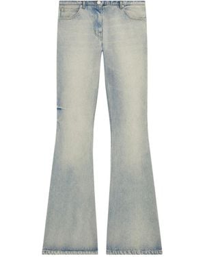 Courreges Bootcut Cotton Jeans - Gray