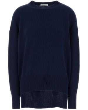 Jil Sander Crew Neck Jumper - Blue