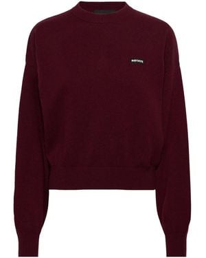 ROTATE BIRGER CHRISTENSEN Logo Crewneck Jumper - Red