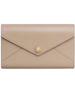 Celine Envelope Wallet On Chain - Natural