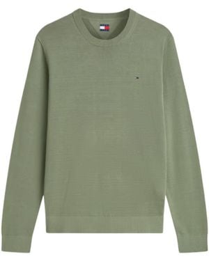 Tommy Hilfiger Long-Sleeve Knitted Pullover - Green