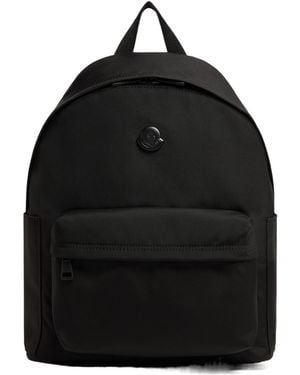 Moncler New Pierrick Logo Detailed Backpack - Black