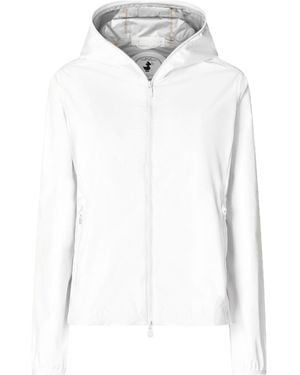 Save The Duck Lightweight Hooded Jacket - White