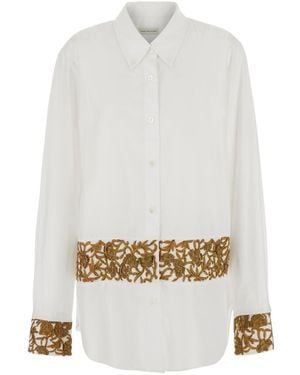 Dries Van Noten Long-Sleeved Shirt - White