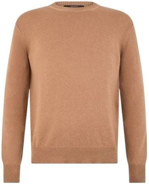 Herno Crew-Neck Knitted Jumper - Brown