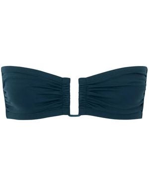 Eres Show Bandeau Bikini Top - Blue