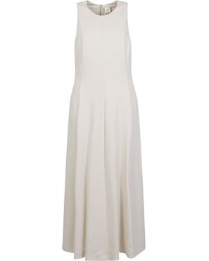 Eleventy Sleeveless Maxi Dress - White