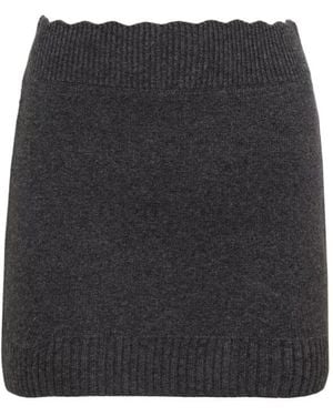 Chloé Chloé Knitted Mini Skirt - Black
