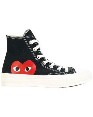 COMME DES GARÇONS PLAY Comme Des Garcons Play X Converse Printed High-Top Casual Trainers - Multicolour