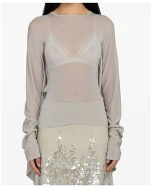 Paloma Wool Long Sleeved Crewneck Top - Gray