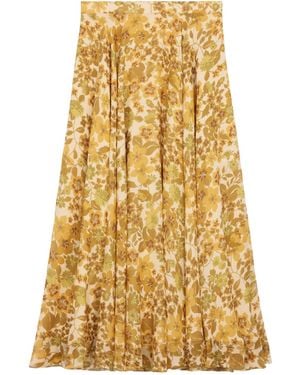 Celine Midi Skirt - Metallic