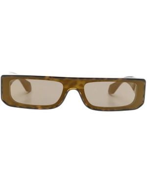 Alaïa Rectangular-Frame Sunglasses - Multicolor