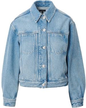 Rag & Bone Marie Denim Trucker Jacket - Blue