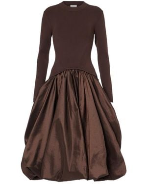 Jonathan Simkhai Long-Sleeved Dress - Brown