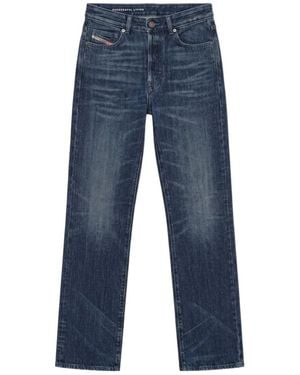 DIESEL D-Sent-Fsj Straight Leg Jeans - Blue