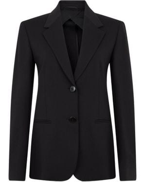 Max Mara Studio Falesia Single-Breasted Blazer - Black
