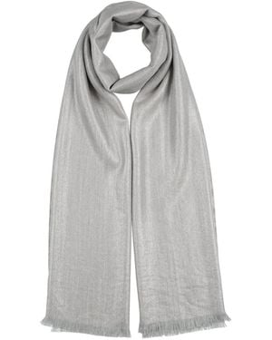 Brunello Cucinelli Solid Color Scarves - Gray