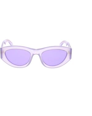 Marni Logo Sunglasses - Purple