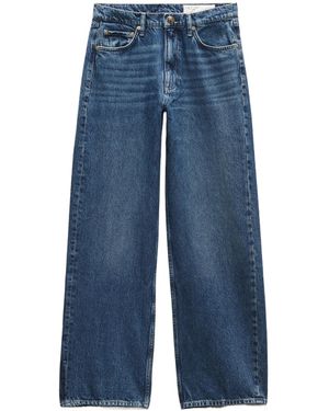 Rag & Bone Shea High-Wise Straight-Leg Jeans - Blue