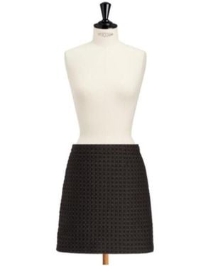 Dior Microcannage Miniskirt - White