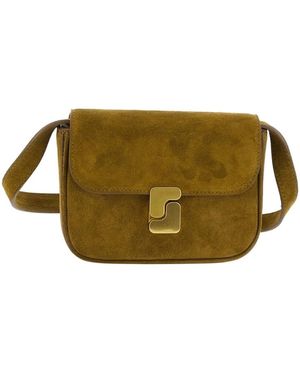 Soeur Bell Flap Shoulder Bag - Green