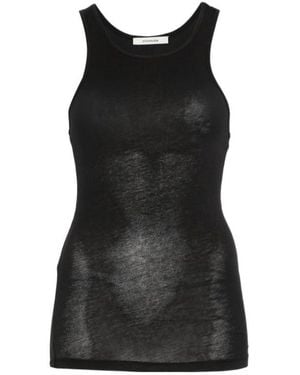 Entire studios Racer-Back Vest - Black