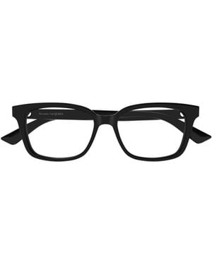 McQueen Eyewear Square Frame Glasses - White